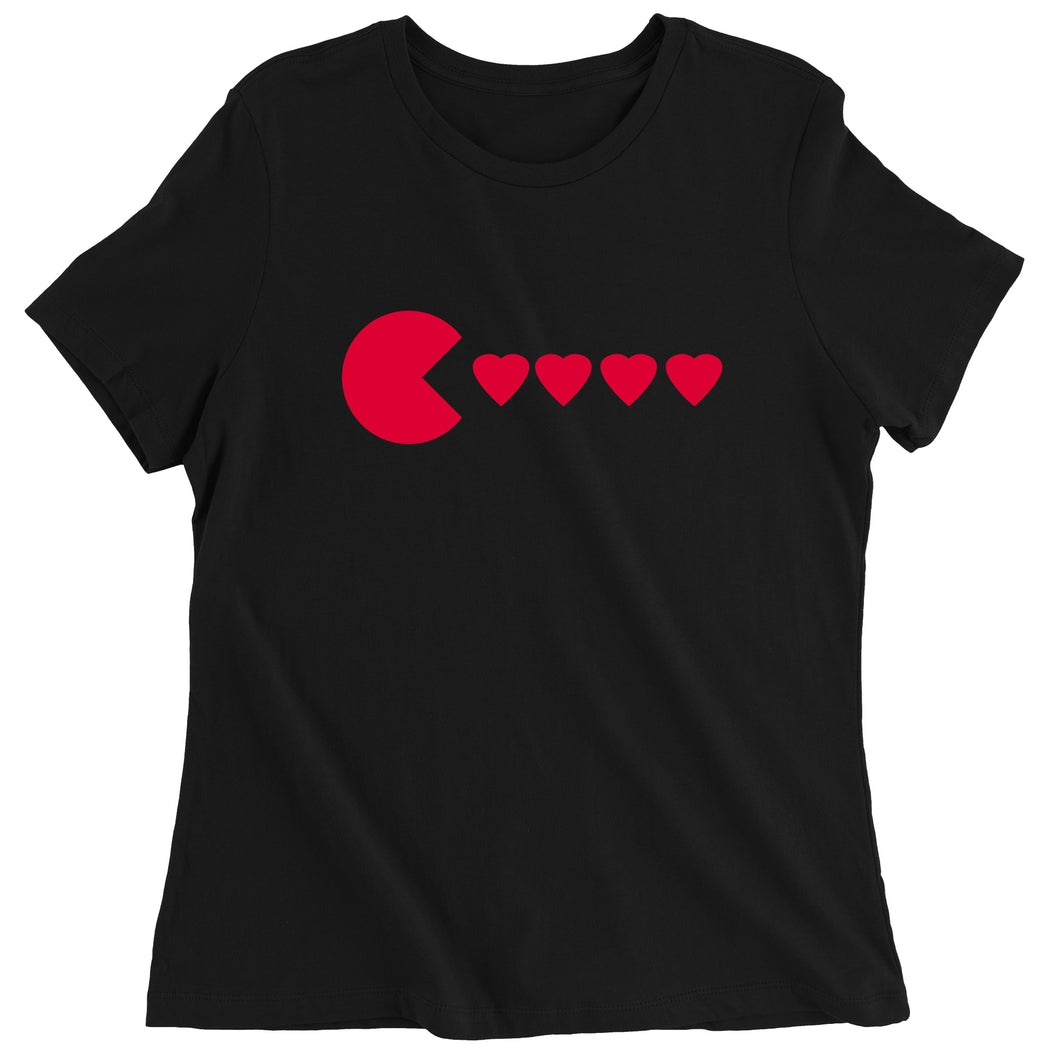 Women's Valentines Day Heart Eater T-Shirt
