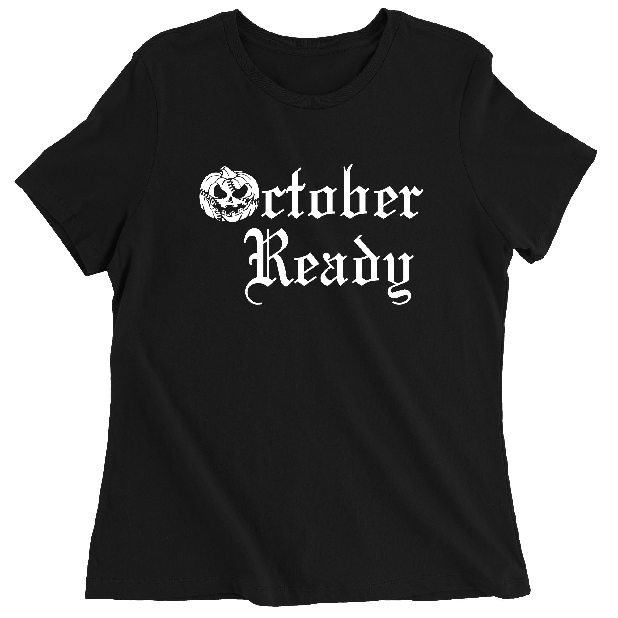 Women's October Ready Detroit Baseball T-Shirt