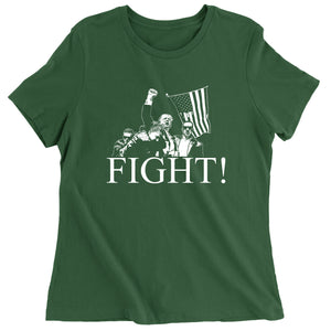 Women's Trump Assassination Fight T-Shirt