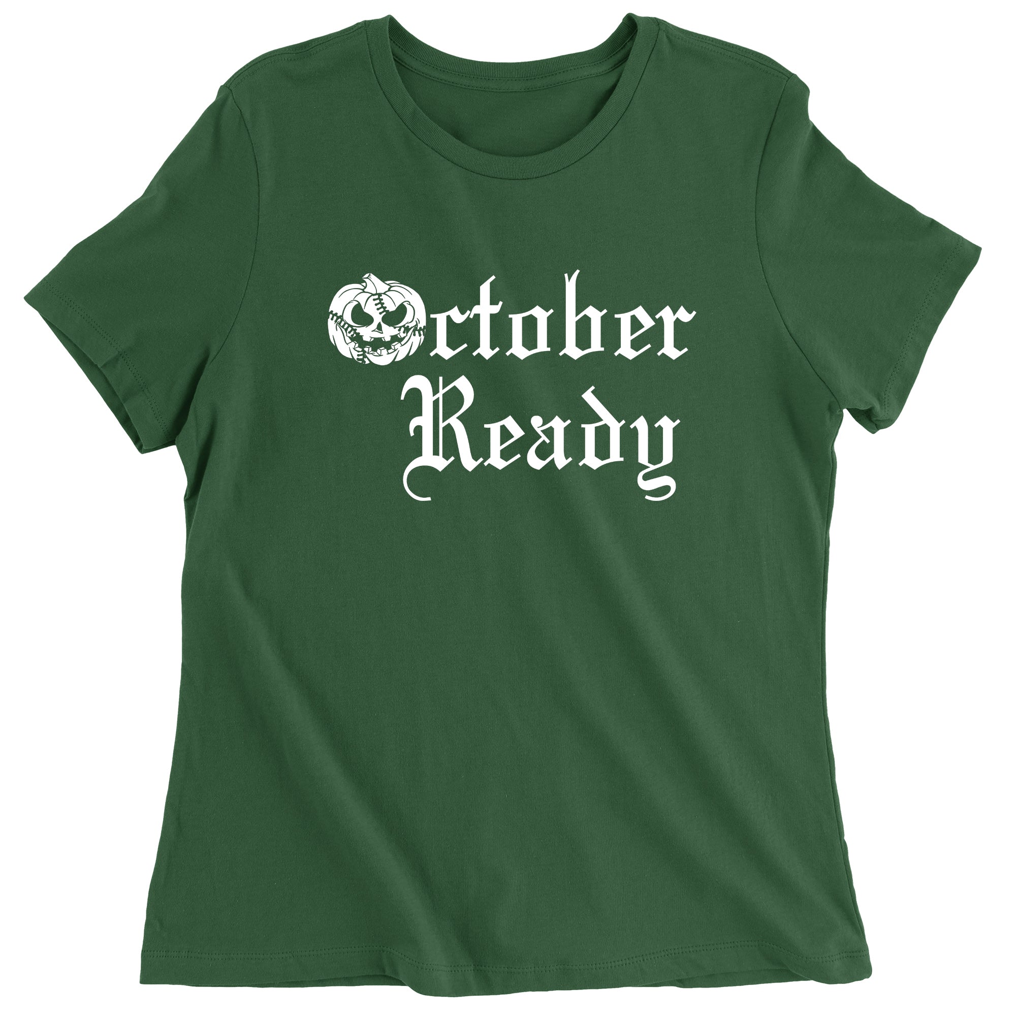 Women's October Ready Detroit Baseball T-Shirt