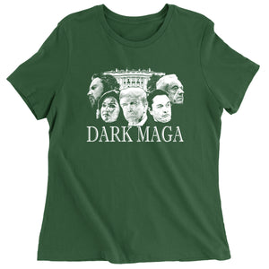 Women's Dark MAGA Trump Elon Vance Tulsi RFK T-Shirt