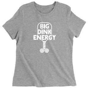 Women's Big Dink Energy Funny Pickleball T-Shirt