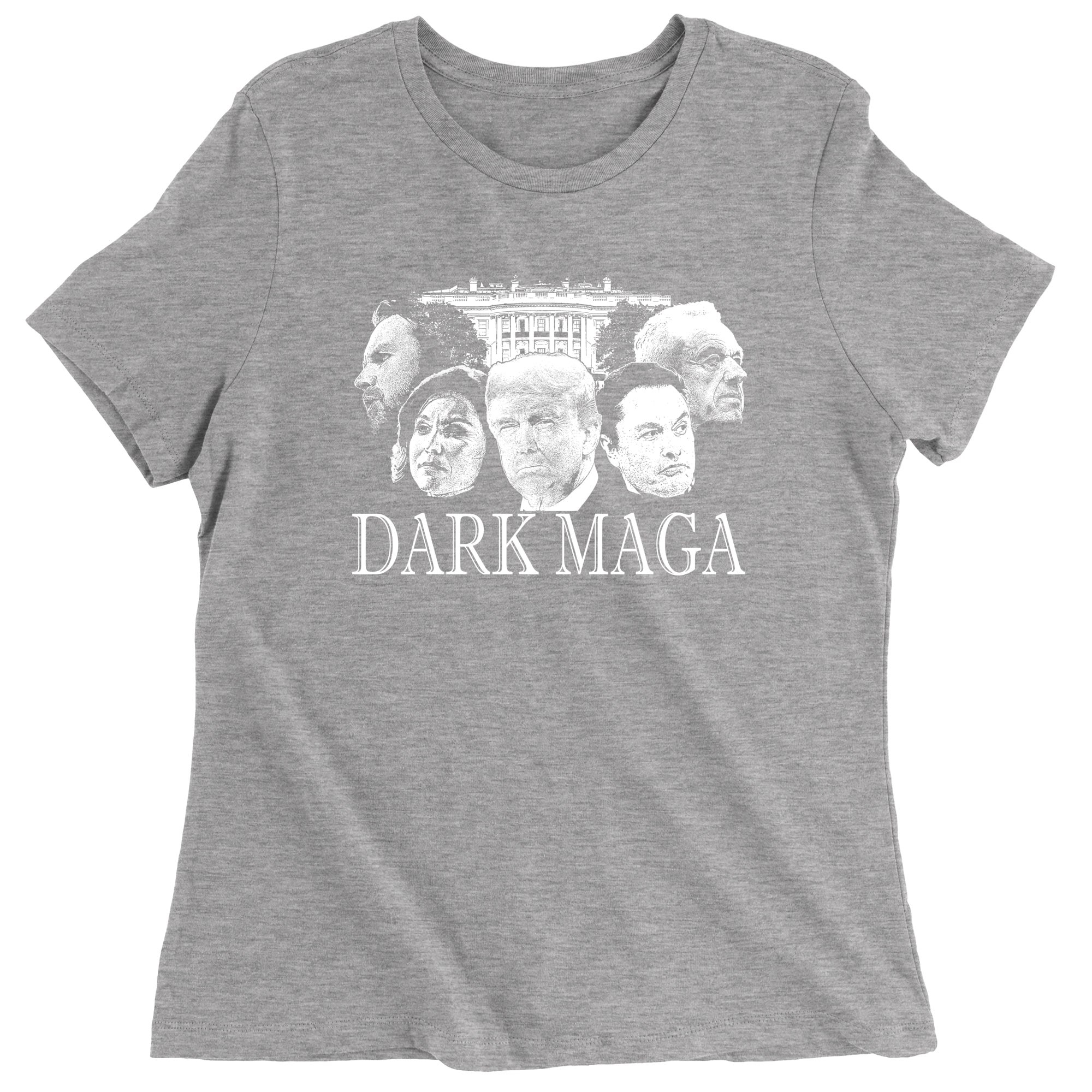 Women's Dark MAGA Trump Elon Vance Tulsi RFK T-Shirt