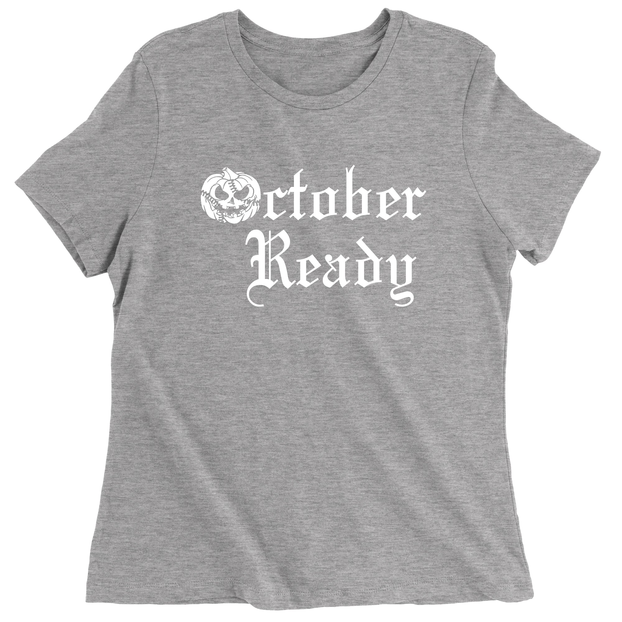 Women's October Ready Detroit Baseball T-Shirt