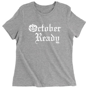 Women's October Ready Detroit Baseball T-Shirt