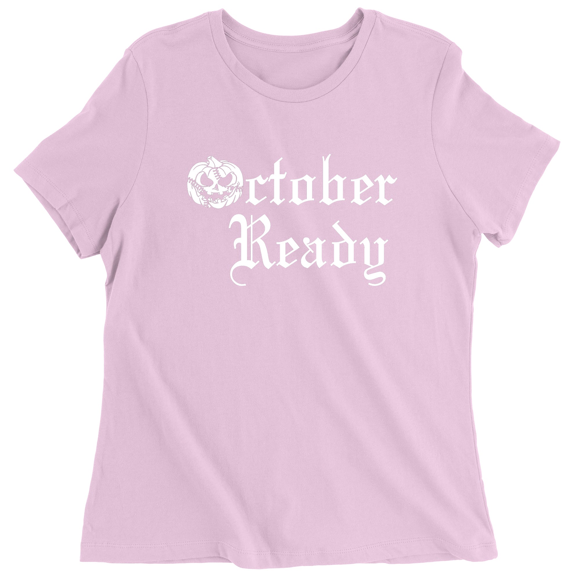 Women's October Ready Detroit Baseball T-Shirt