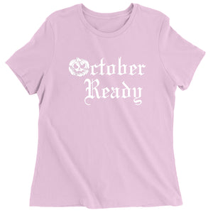 Women's October Ready Detroit Baseball T-Shirt