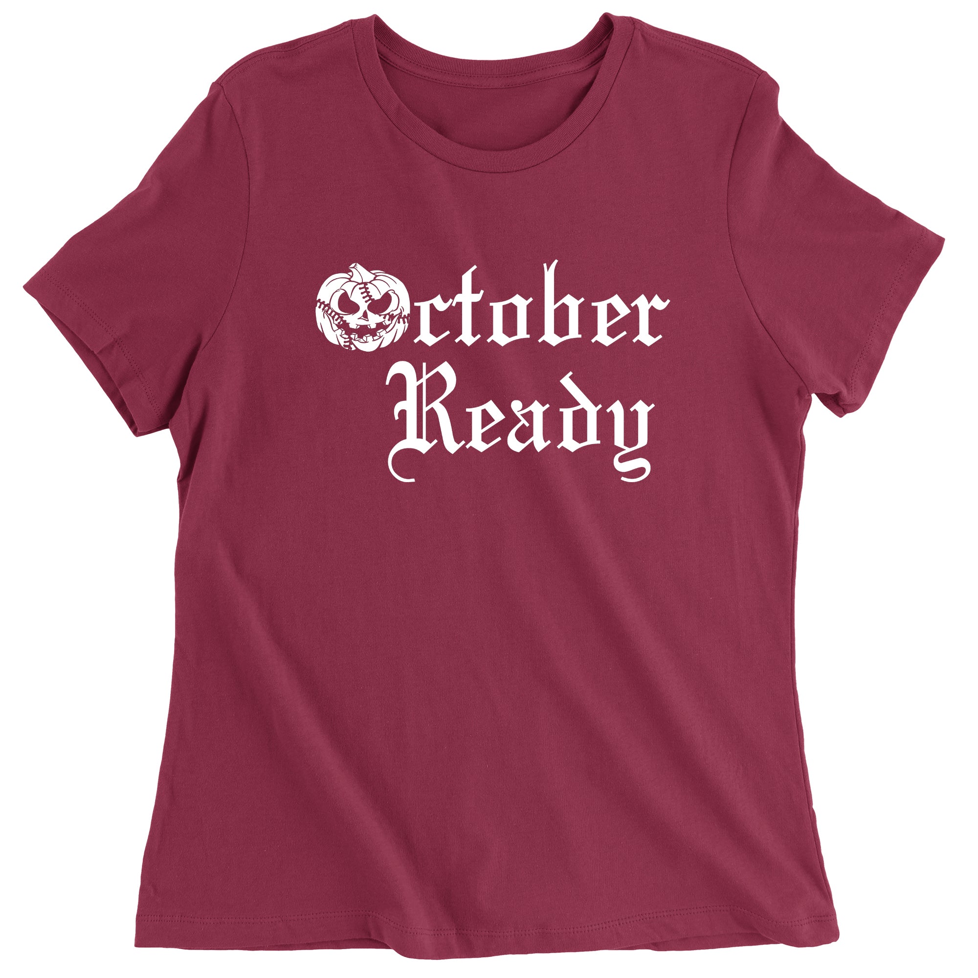 Women's October Ready Detroit Baseball T-Shirt