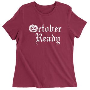 Women's October Ready Detroit Baseball T-Shirt