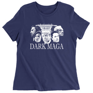 Women's Dark MAGA Trump Elon Vance Tulsi RFK T-Shirt