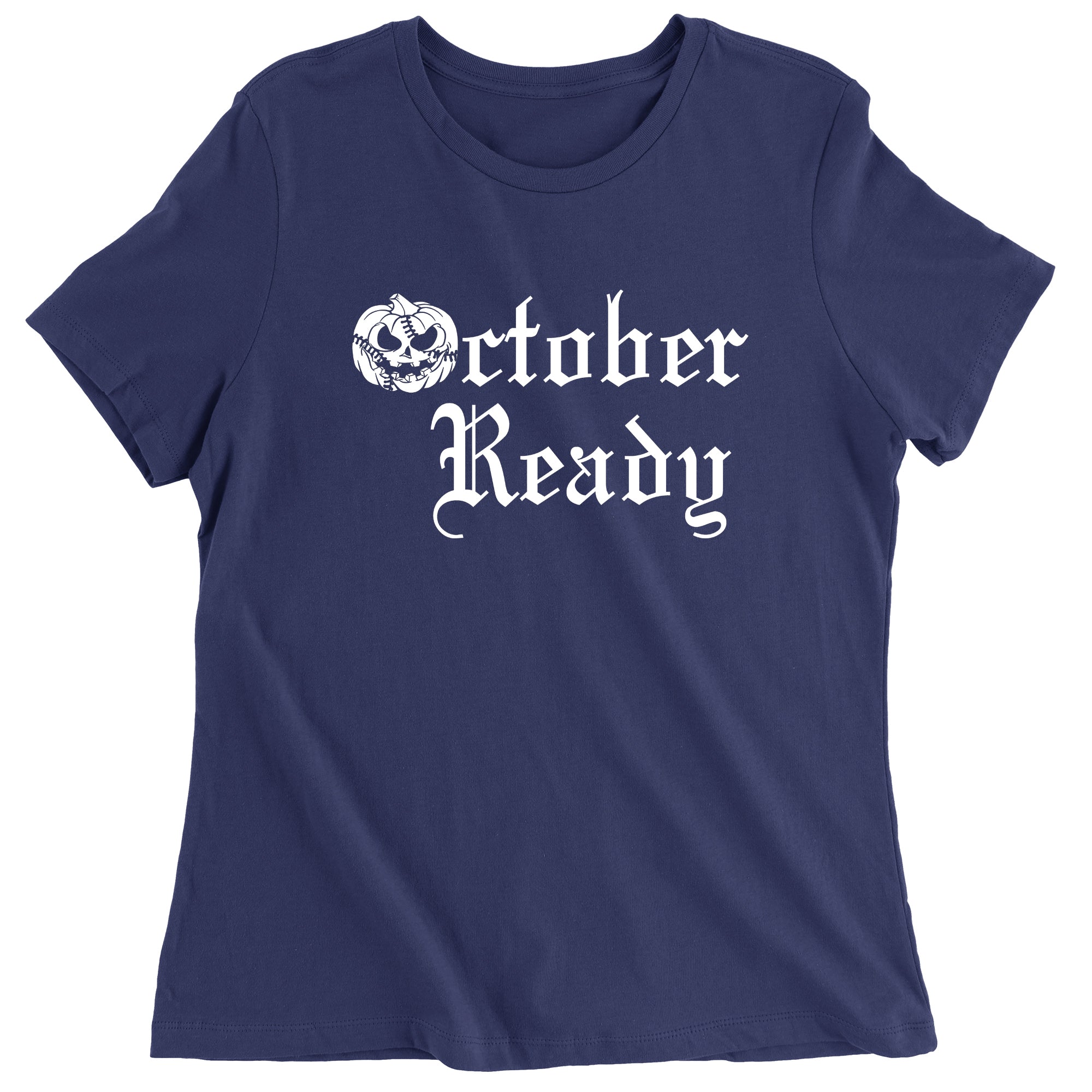 Women's October Ready Detroit Baseball T-Shirt