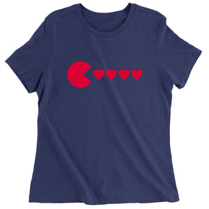 Women's Valentines Day Heart Eater T-Shirt