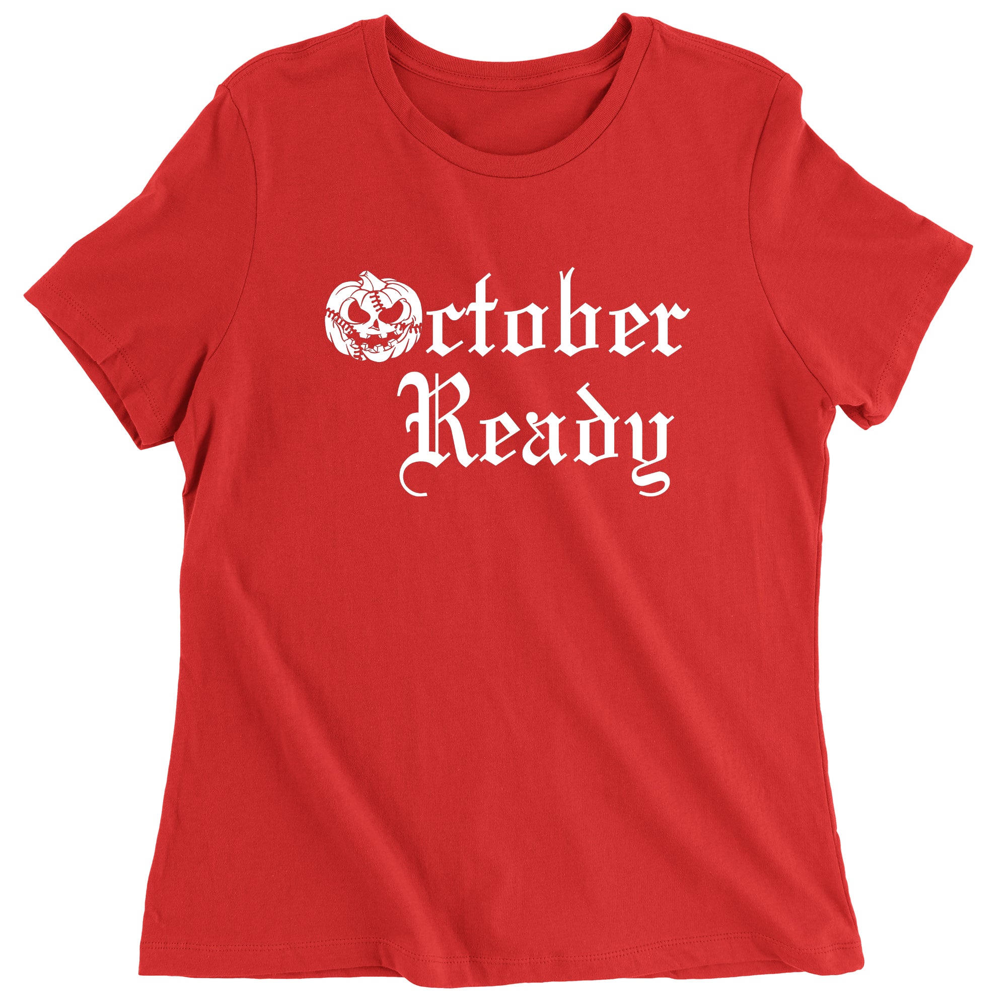 Women's October Ready Detroit Baseball T-Shirt