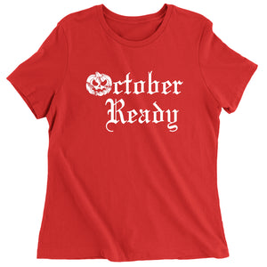 Women's October Ready Detroit Baseball T-Shirt
