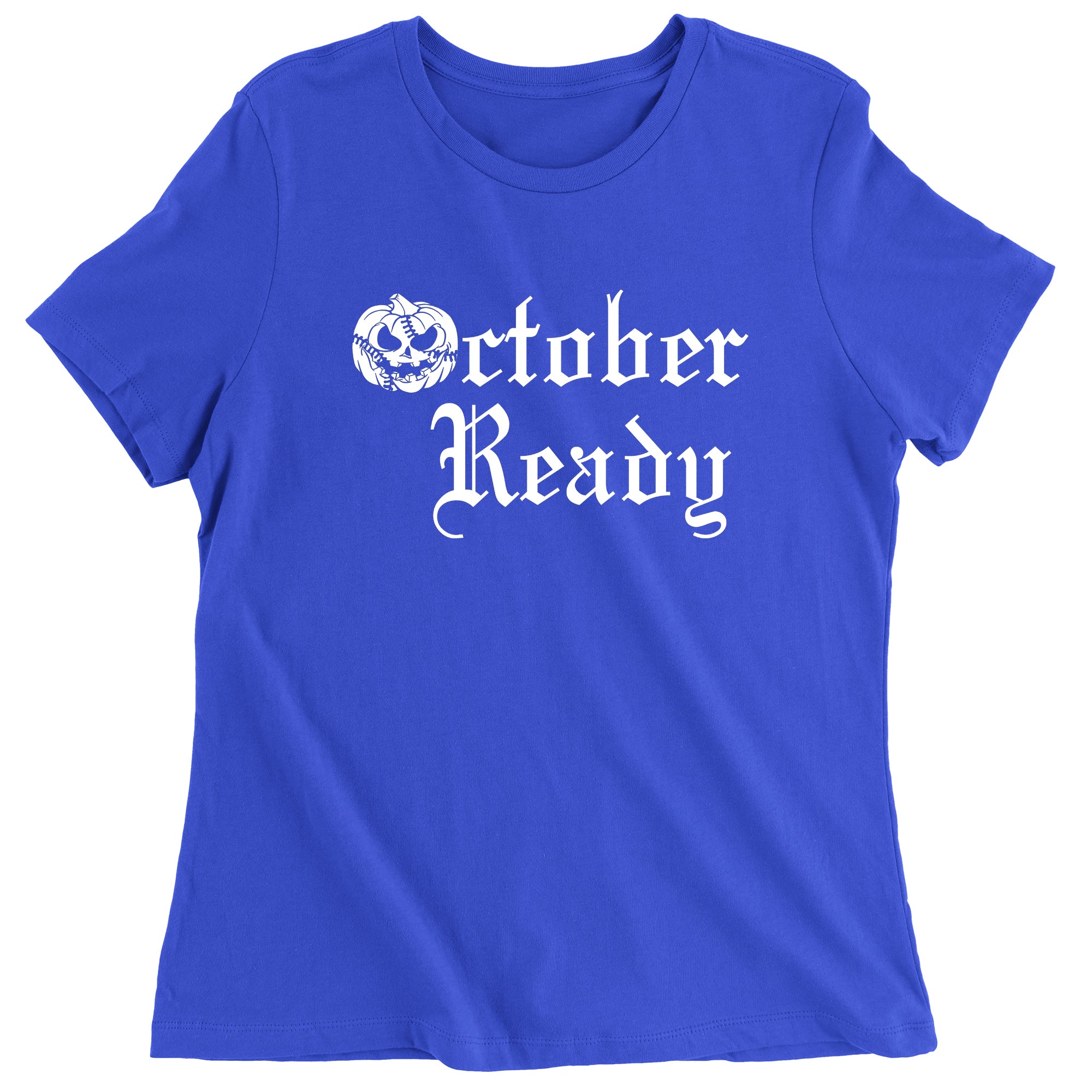 Women's October Ready Detroit Baseball T-Shirt