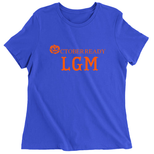 Women's October Ready NY Baseball T-Shirt