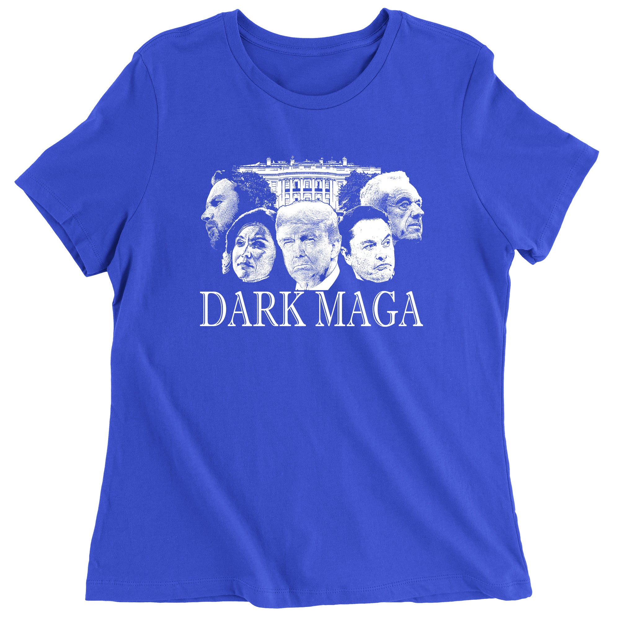 Women's Dark MAGA Trump Elon Vance Tulsi RFK T-Shirt