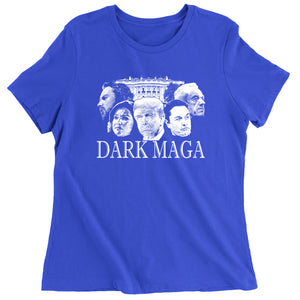 Women's Dark MAGA Trump Elon Vance Tulsi RFK T-Shirt