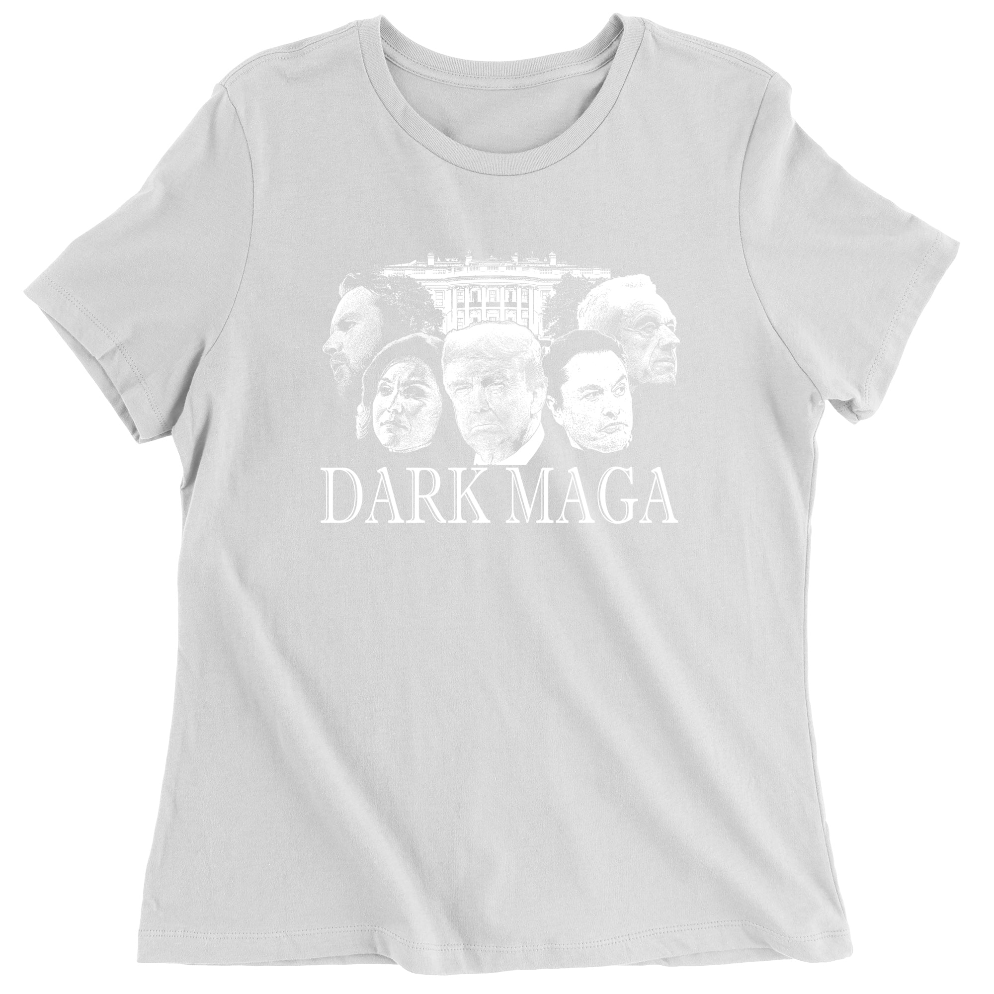 Women's Dark MAGA Trump Elon Vance Tulsi RFK T-Shirt