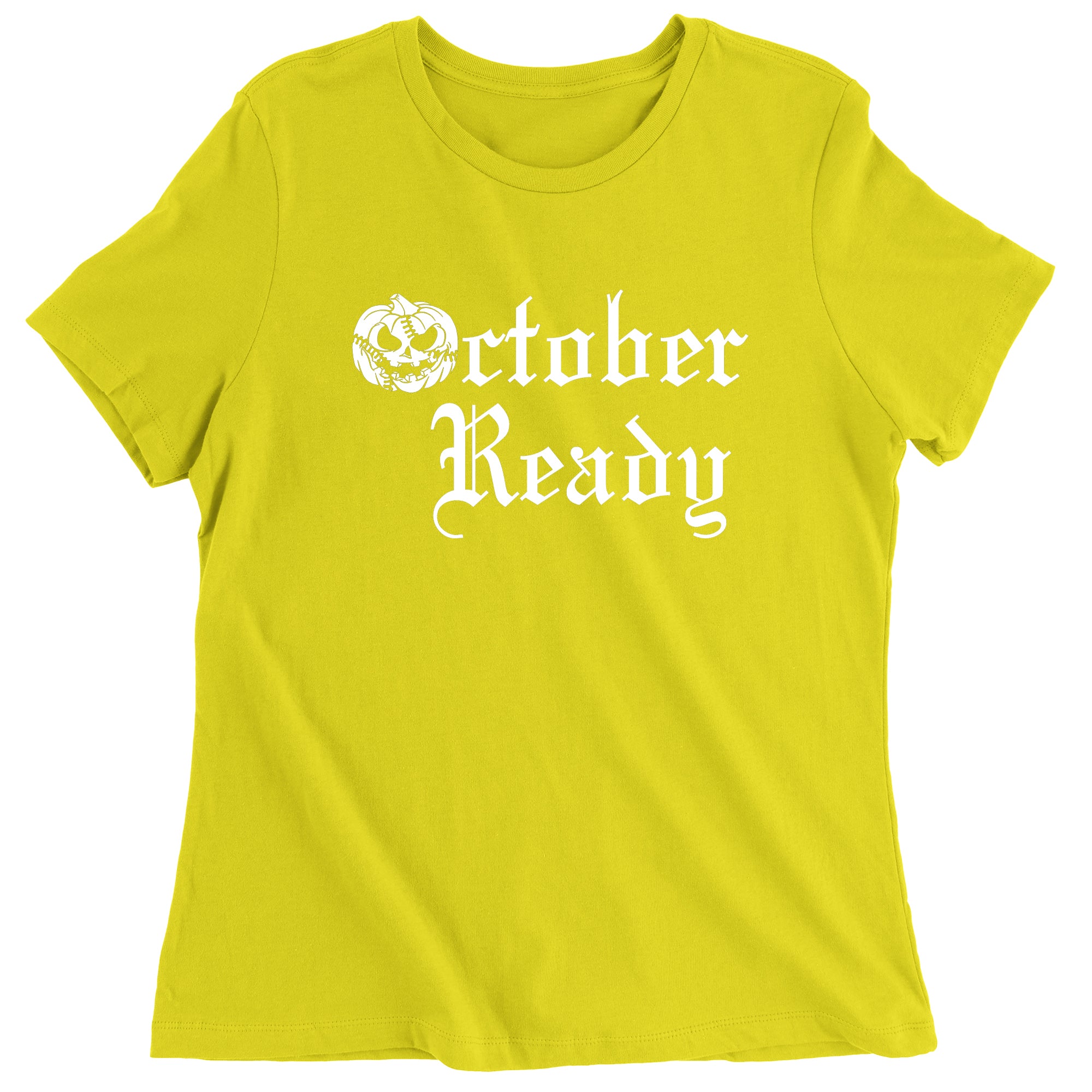Women's October Ready Detroit Baseball T-Shirt