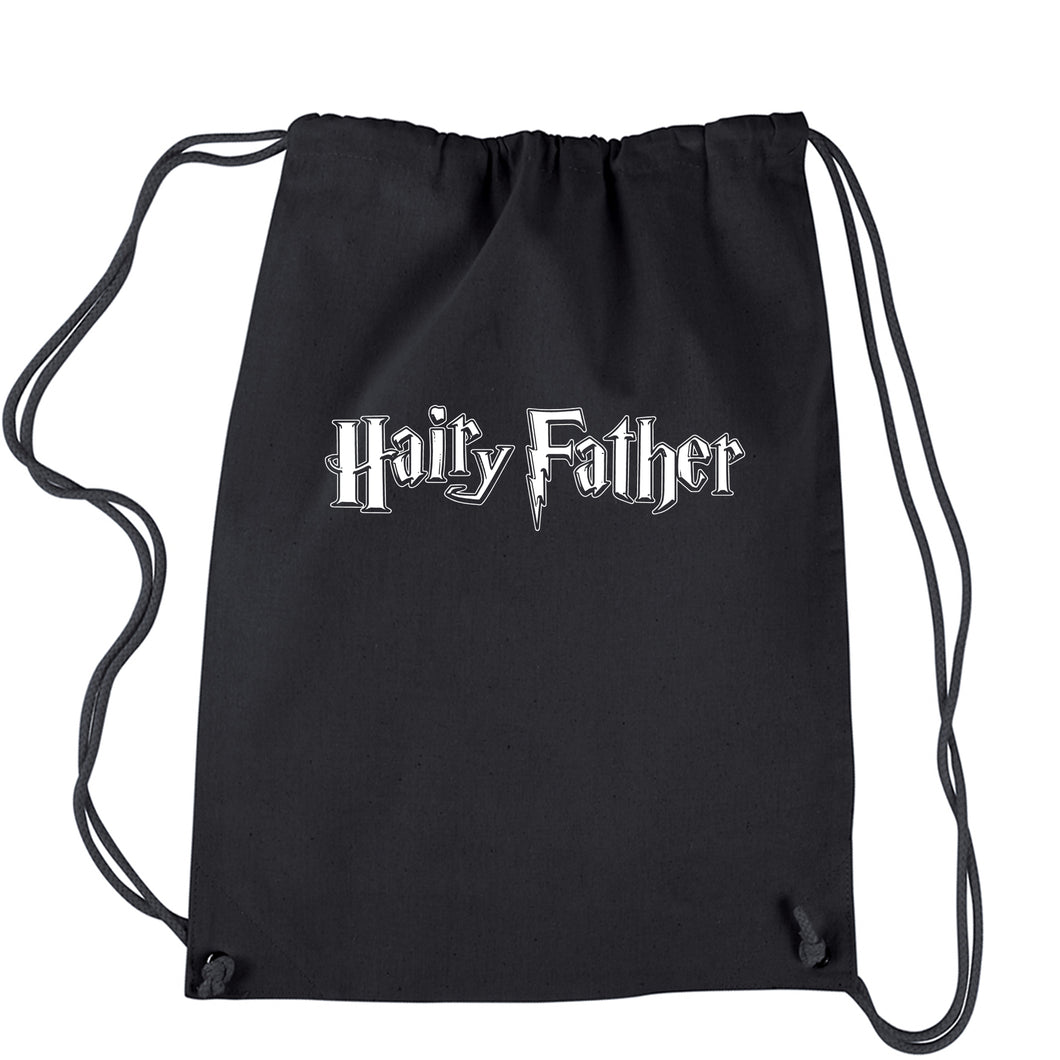 Hairy Father Potter Parody Funny Fathers Day Dad Drawstring Backpack