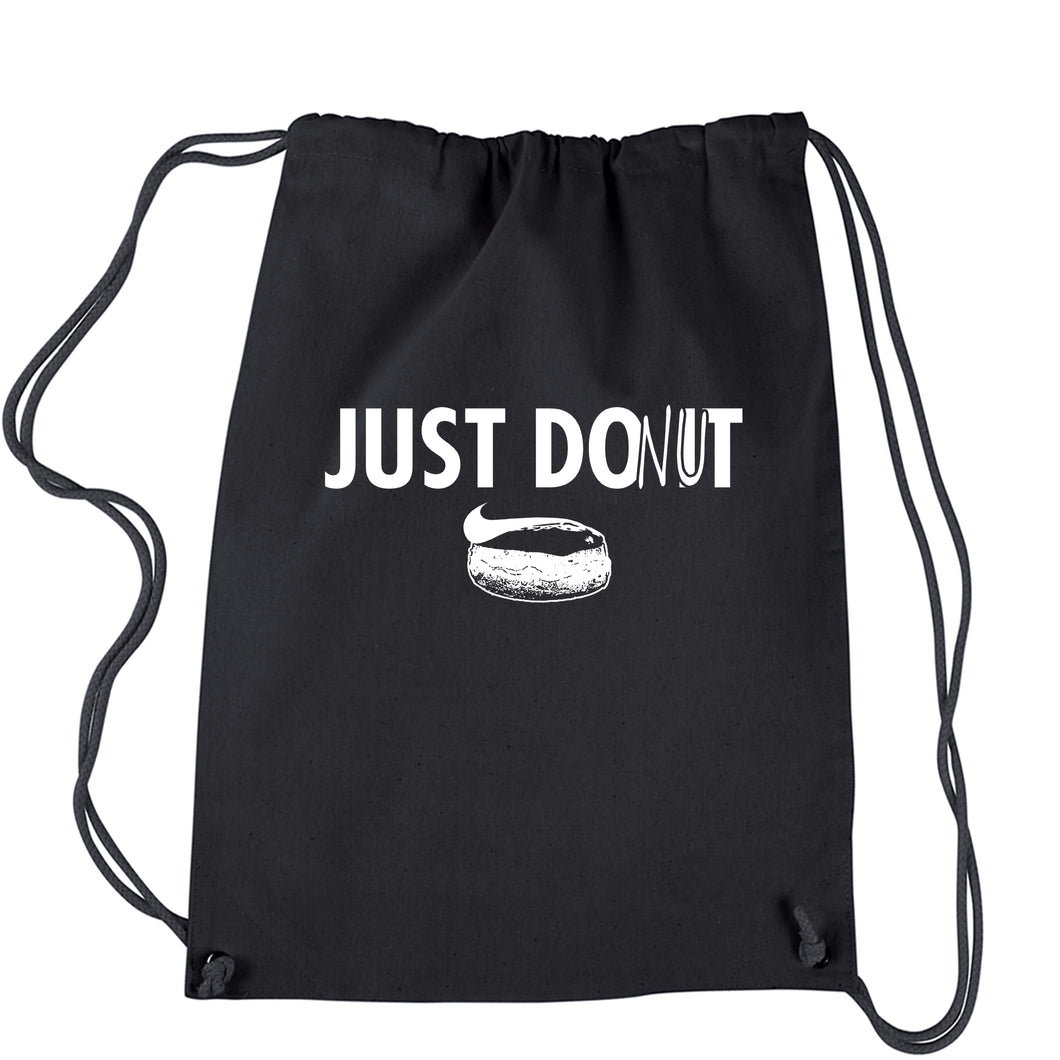 Just Donut Funny Parody Do It Later Drawstring Backpack