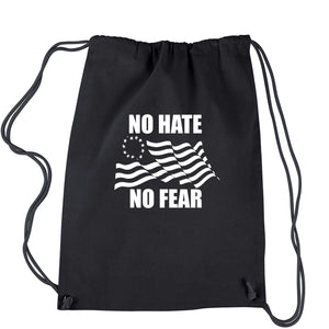 Betsy Ross American Flag Victory Drawstring Backpack