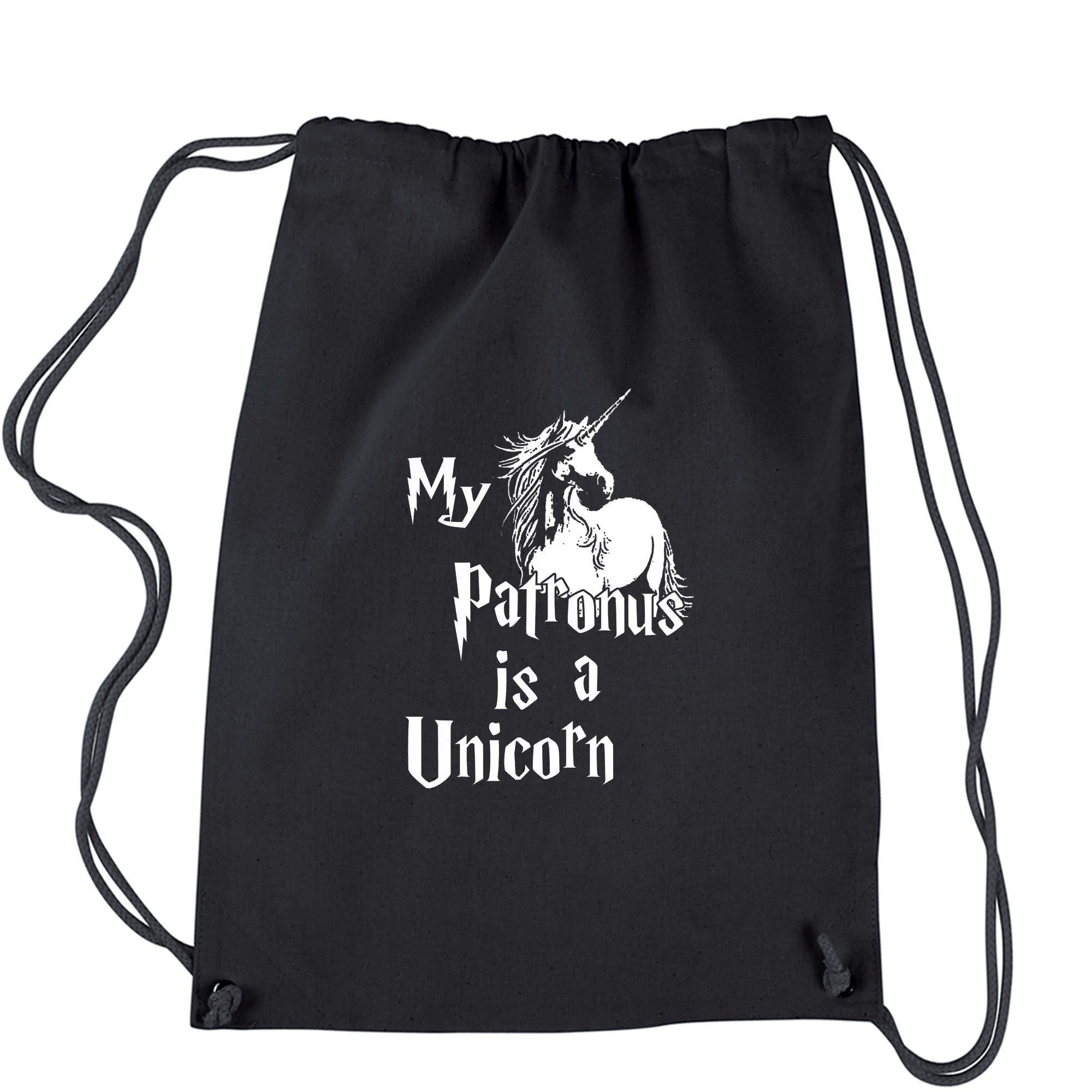 Potter Unicorn Patronus Drawstring Backpack
