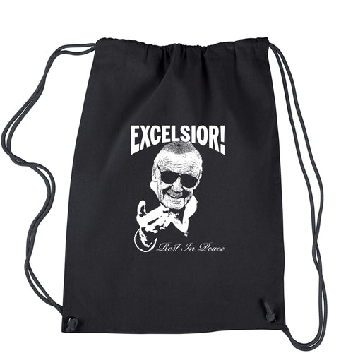 Stan Excelsior Rest In Peace RIP Lee Drawstring Backpack