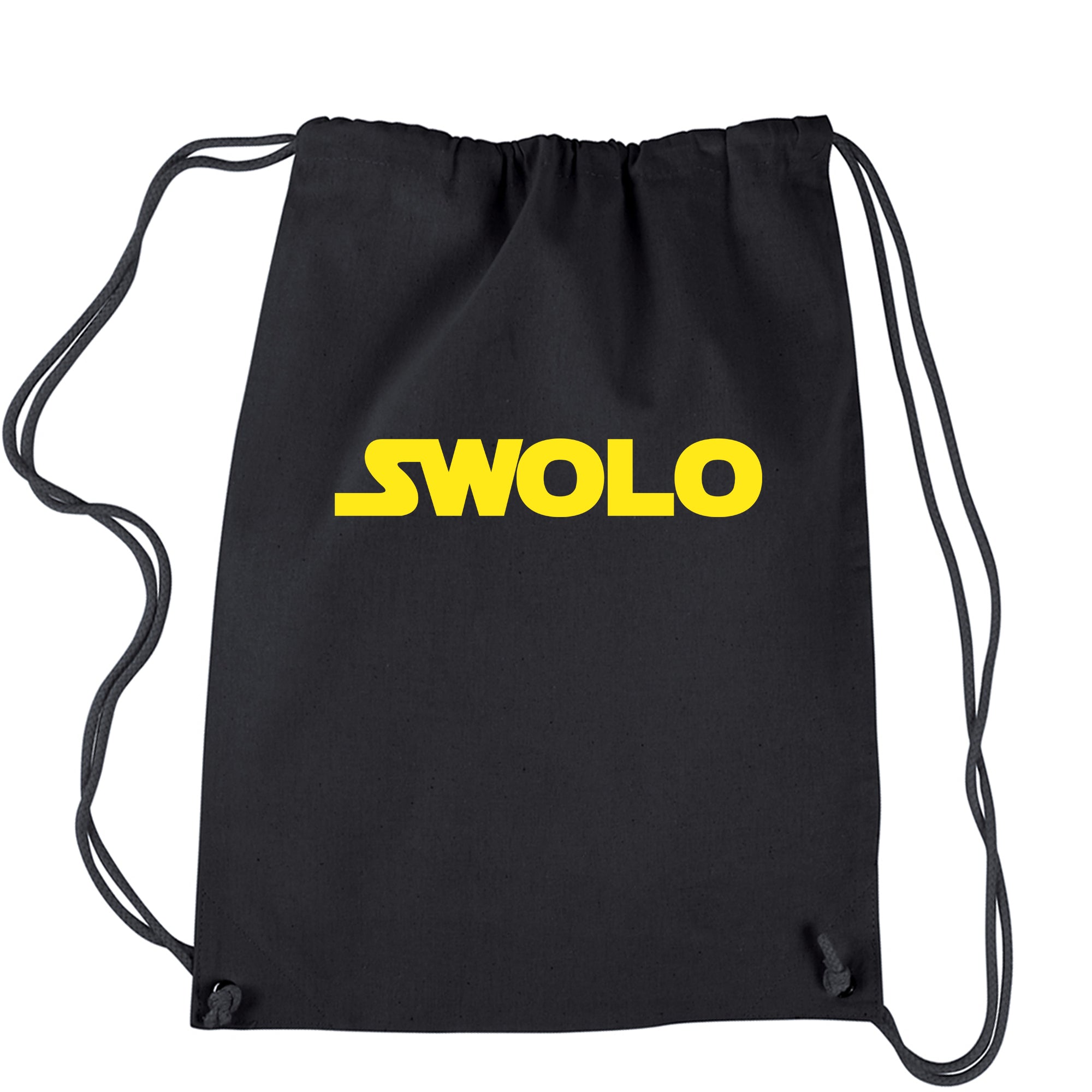 Ben Swolo Star Warship Funny Parody Drawstring Backpack