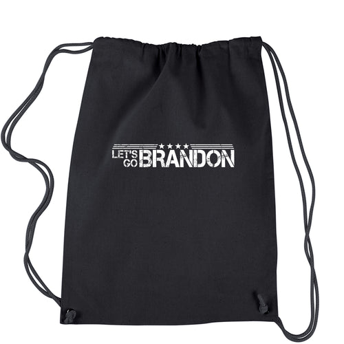 Let's Go Brandon Drawstring Backpack