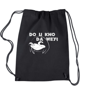Ugandan Knuckles Do You Know Da Way Wey Drawstring Backpack
