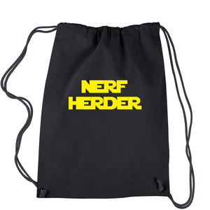 Solo Nerf Herder Quote Drawstring Backpack