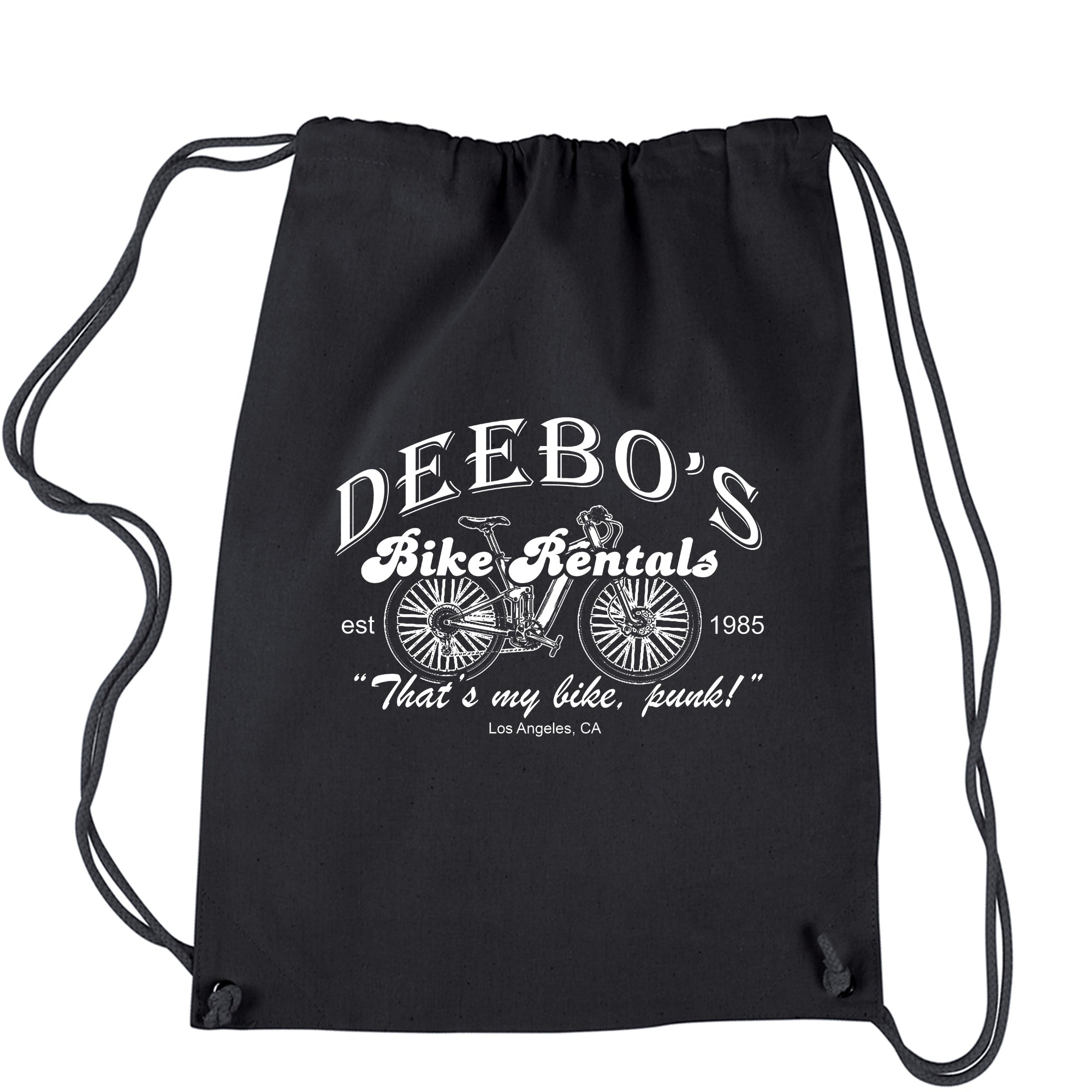 Deebo's Rental My Bike Punk Drawstring Backpack