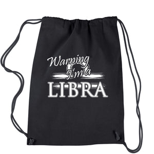 Libra Pride Astrology Zodiac Sign Drawstring Backpack