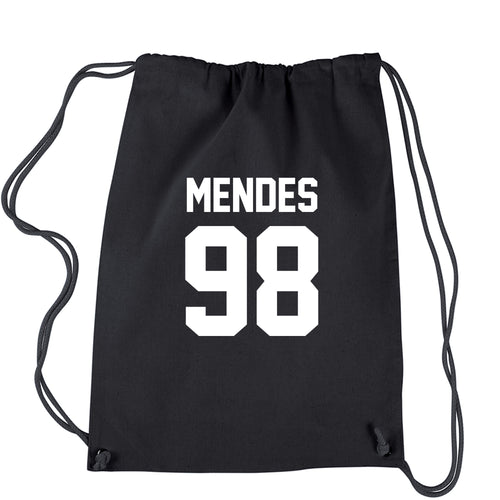 Mendes 98 Birthday Jersey Drawstring Backpack
