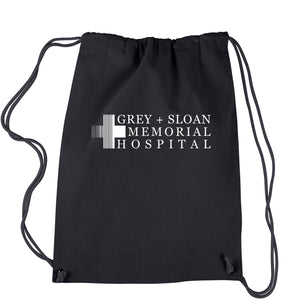 Grey Sloan Memorial Hospital Drawstring Backpack