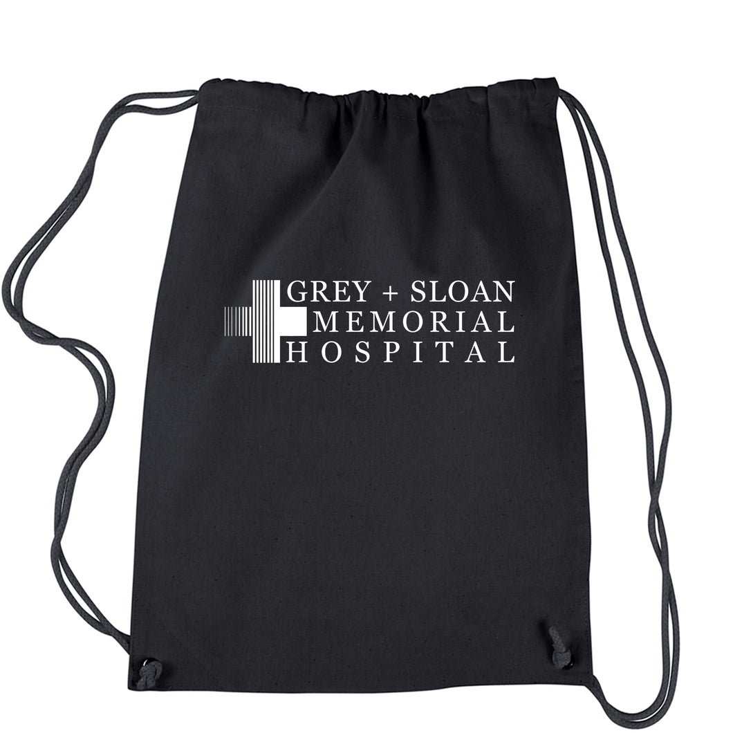 Grey Sloan Memorial Hospital Drawstring Backpack
