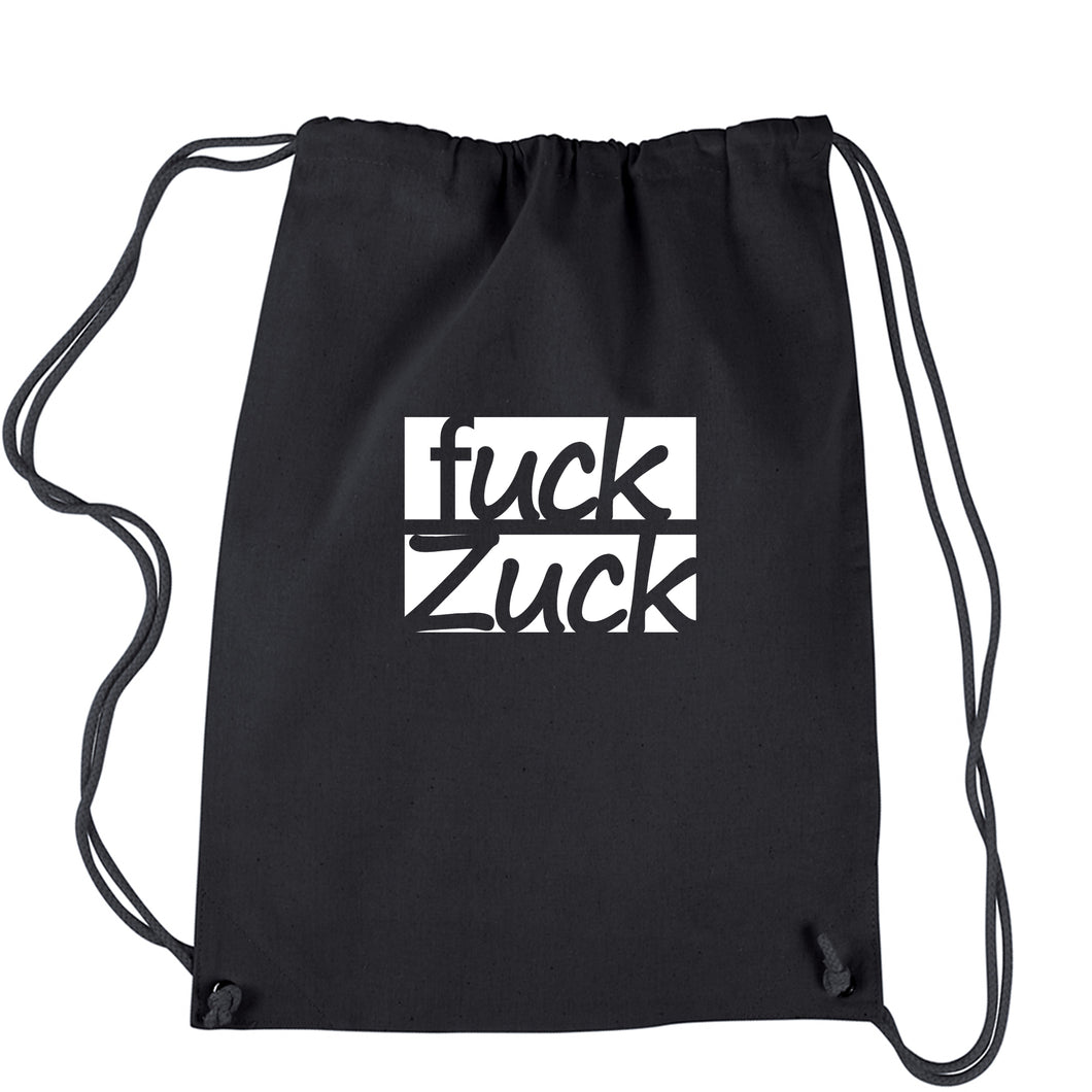 Fuck Zuck Zuckerberg Drawstring Backpack