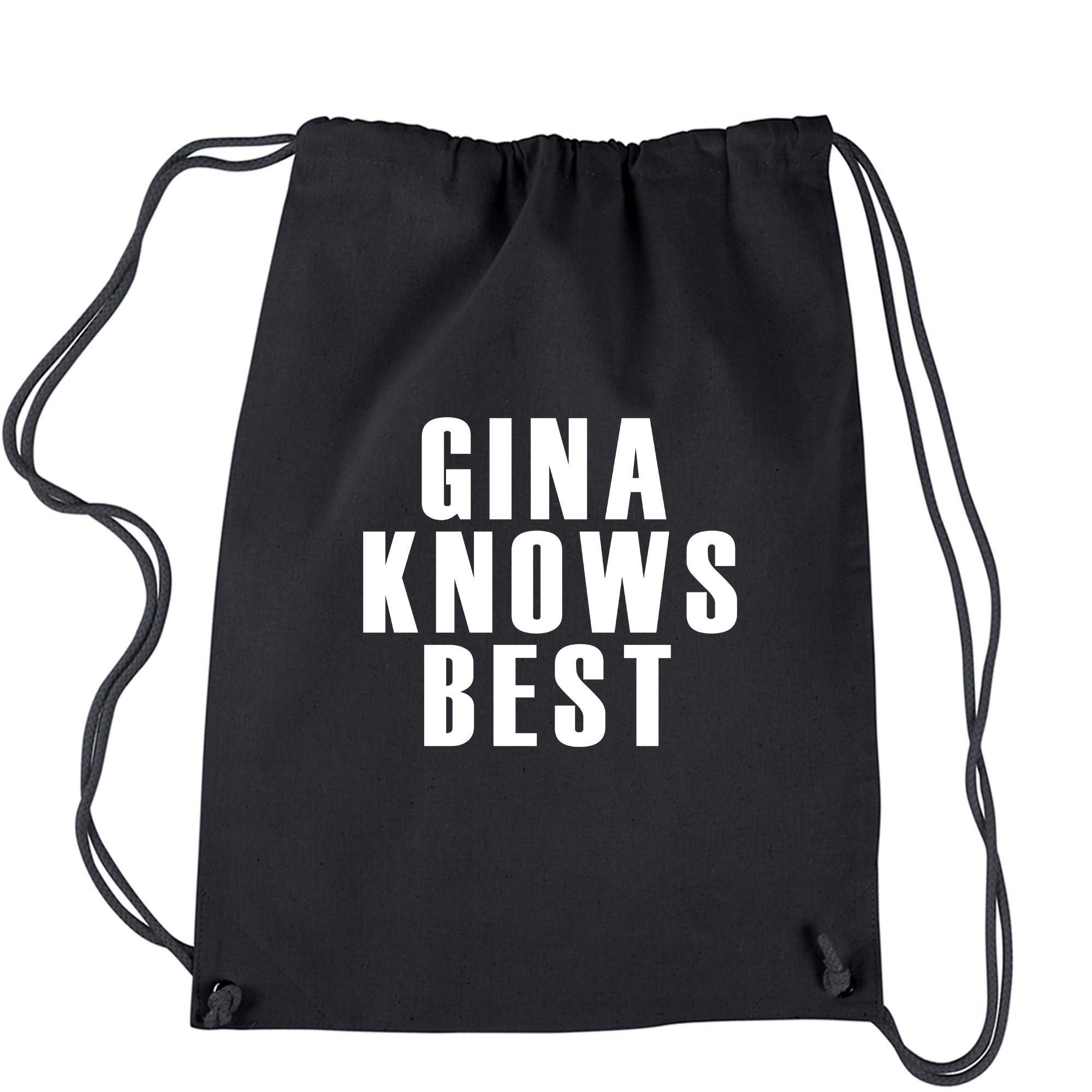 Gina Knows Best Brooklyn 99 Funny Drawstring Backpack
