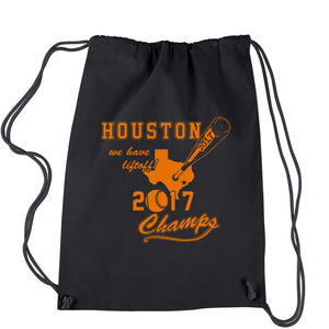 Houston Baseball World Champs 2017 Drawstring Backpack