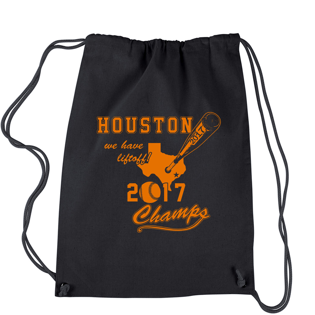 Houston Baseball World Champs 2017 Drawstring Backpack