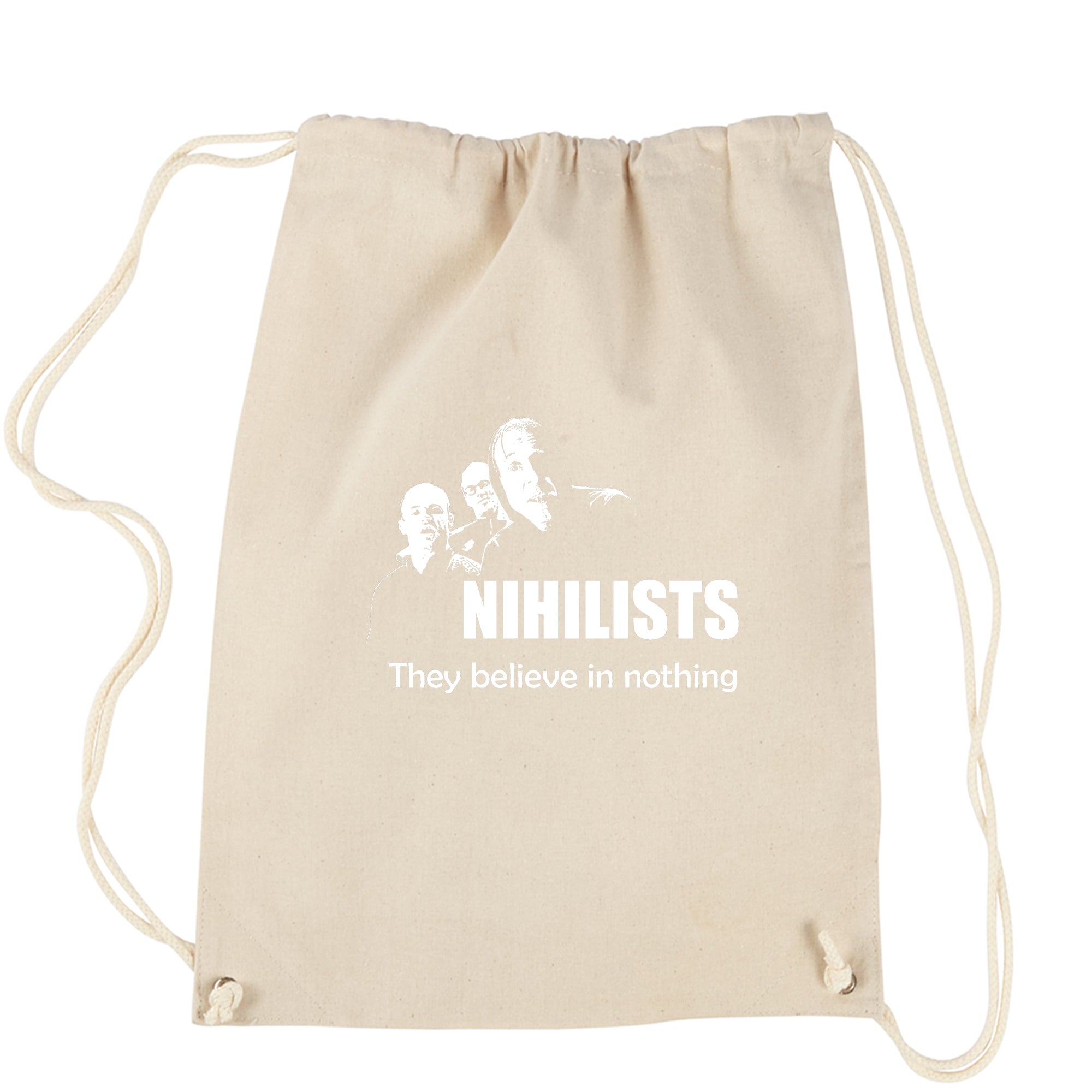 Nihilists Lebowski Drawstring Backpack