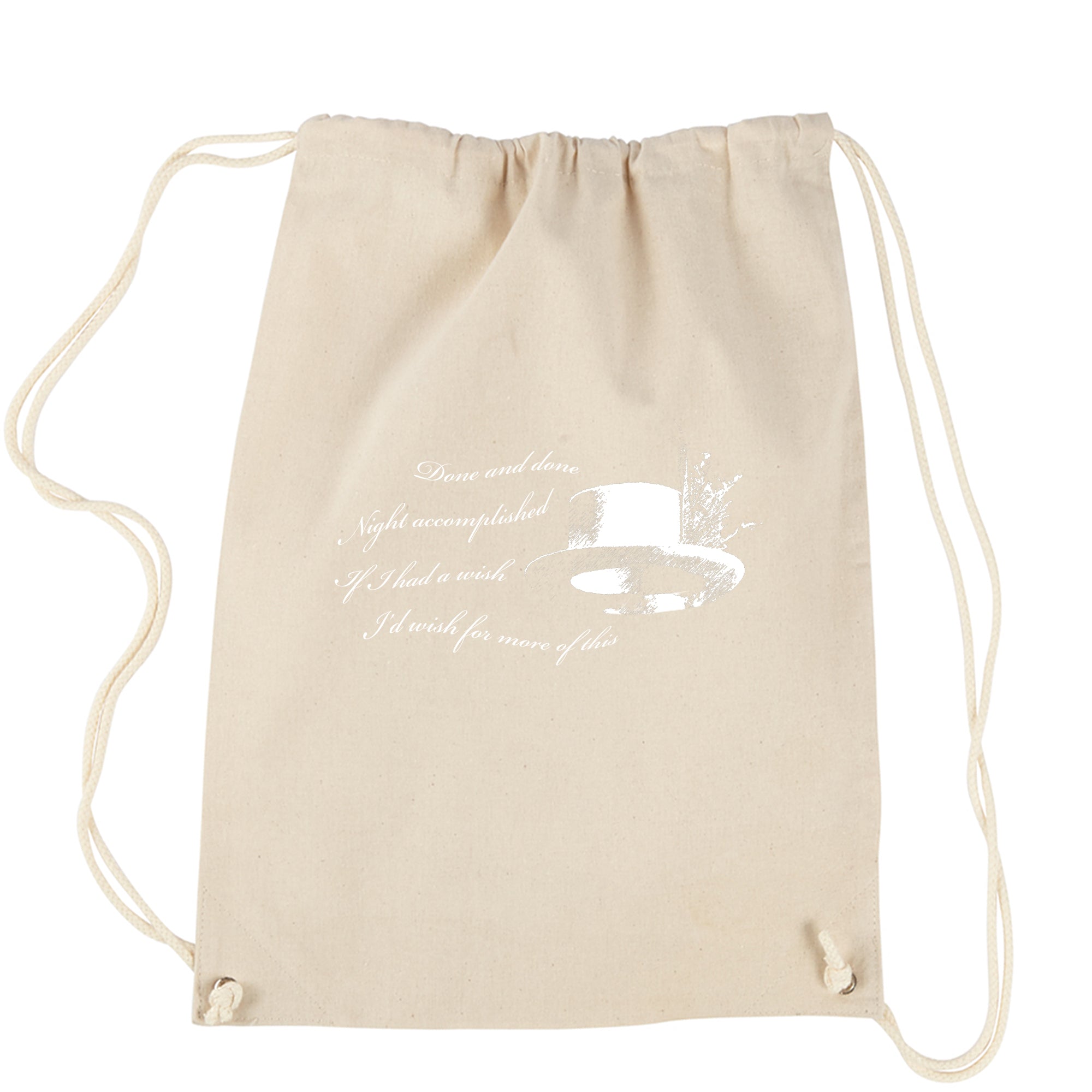 Done and Done Drawstring Backpack