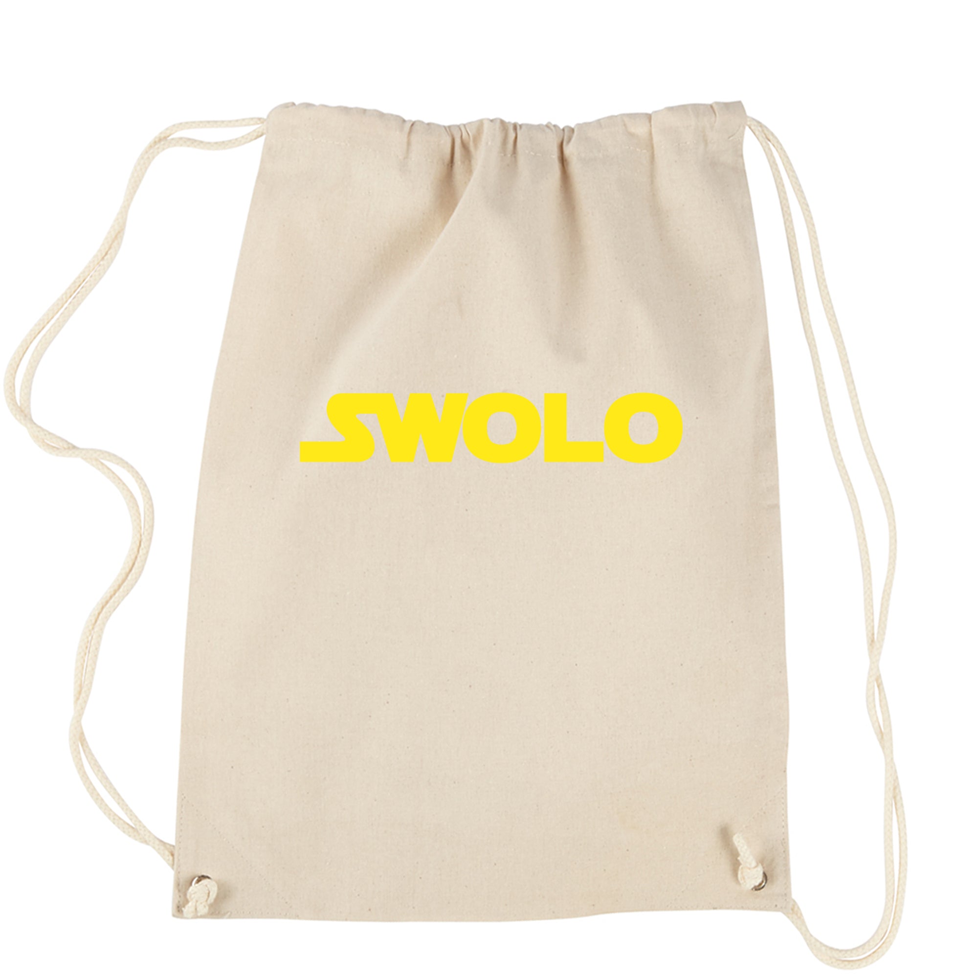 Ben Swolo Star Warship Funny Parody Drawstring Backpack