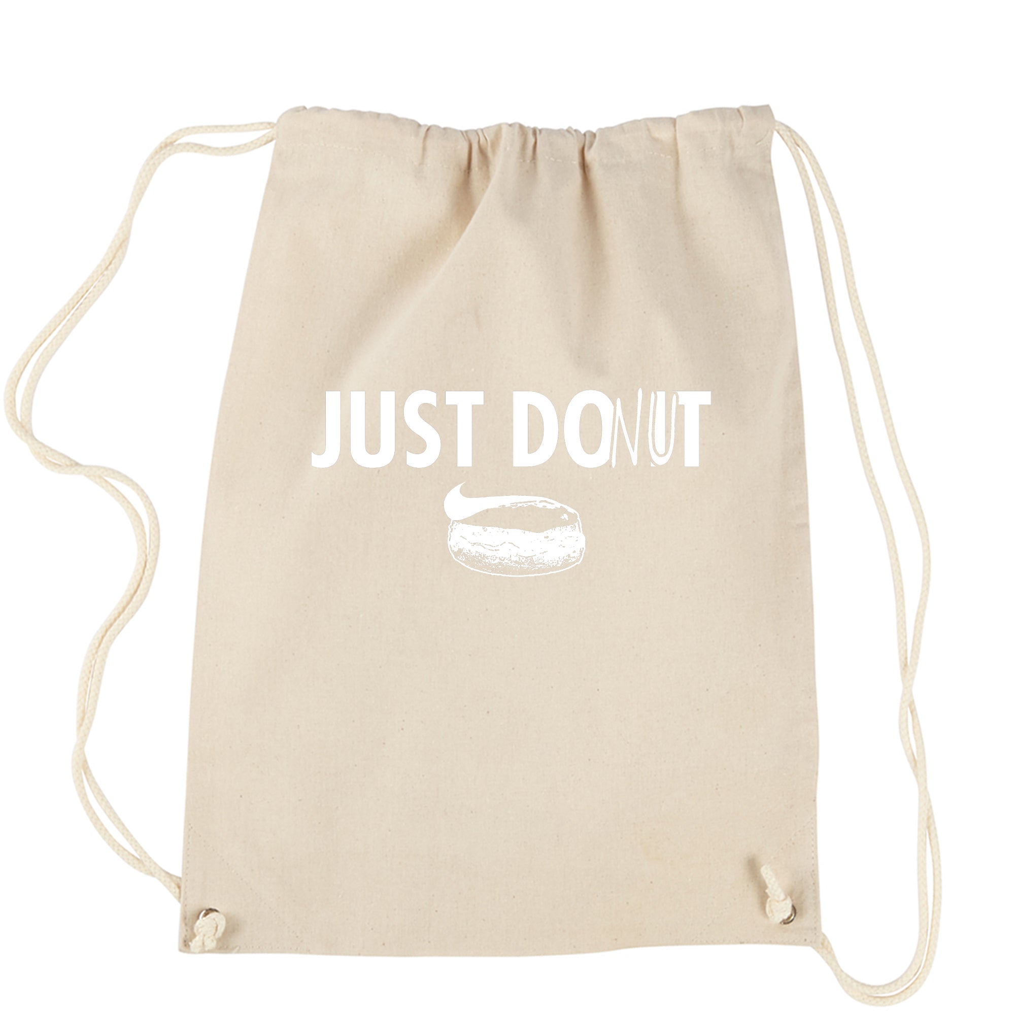 Just Donut Funny Parody Do It Later Drawstring Backpack