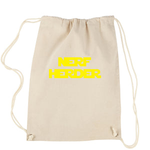 Solo Nerf Herder Quote Drawstring Backpack