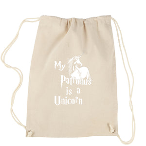 Potter Unicorn Patronus Drawstring Backpack