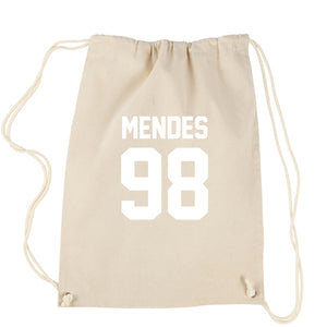 Mendes 98 Birthday Jersey Drawstring Backpack