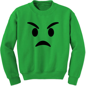 Emoticon Mad Angry Mad Funn Sweatshirt